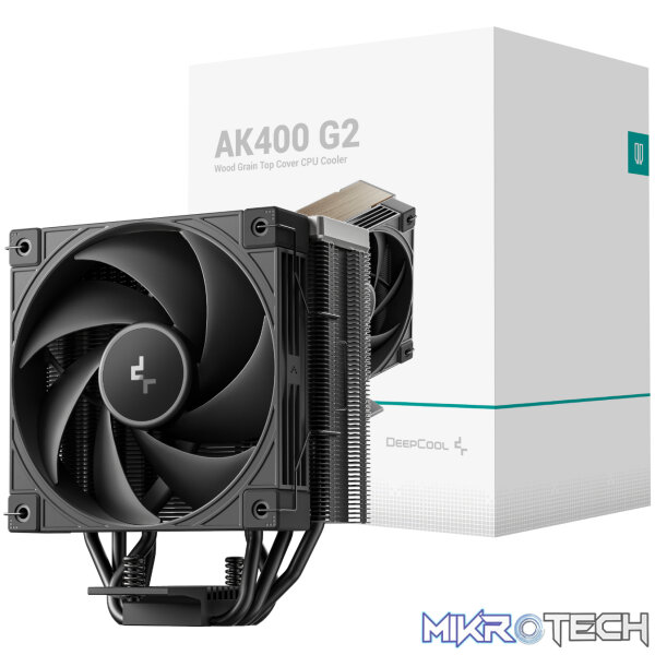 DeepCool AK400 G2 Dark 120mm CPU Air Cooler - Black DeepCool AK400 G2 Dark 120mm CPU Air Cooler - Black