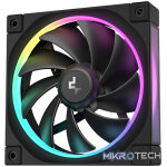 DeepCool FL12 3-in-1 ARGB 120mm Fan 3 Pack - Black - Image 2