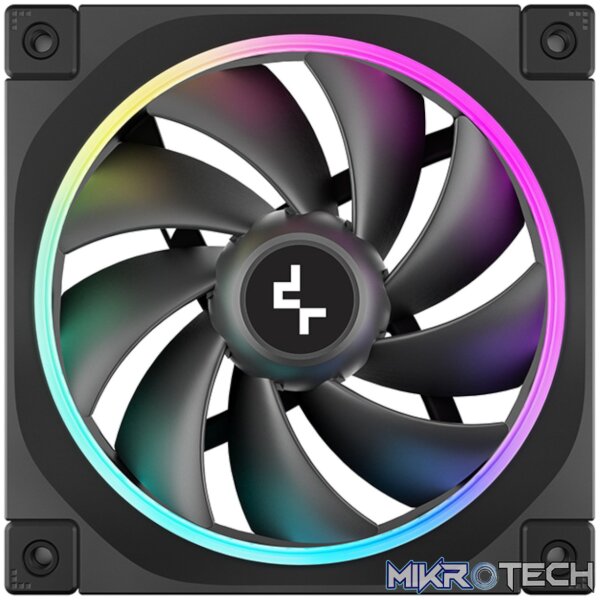 DeepCool FL12 3-in-1 ARGB 120mm Fan 3 Pack - Black - Image 3