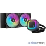 DeepCool LE240 V2 240mm ARGB AIO CPU Liquid Cooler - Black - Image 2