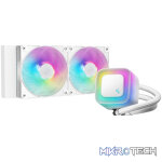 DeepCool LE240 V2 240mm ARGB AIO CPU Liquid Cooler - White - Image 2
