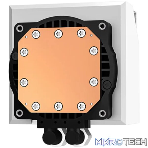 DeepCool LM240 ARGB 240mm AiO Liquid Cooler - White - Image 2