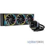 DeepCool LM360 ARGB 360mm AIO CPU Liquid Cooler - Black - Image 2