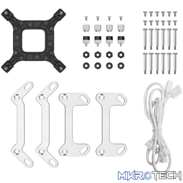DeepCool LM360 ARGB 360mm AIO CPU Liquid Cooler - White - Image 6