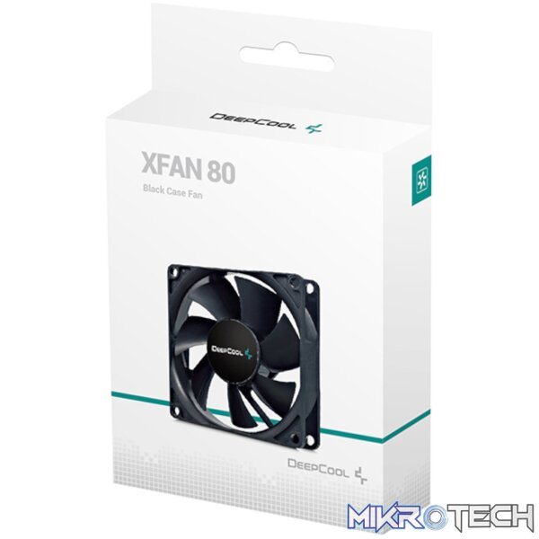 DeepCool XFAN 80mm Case Fan - Black - Image 4