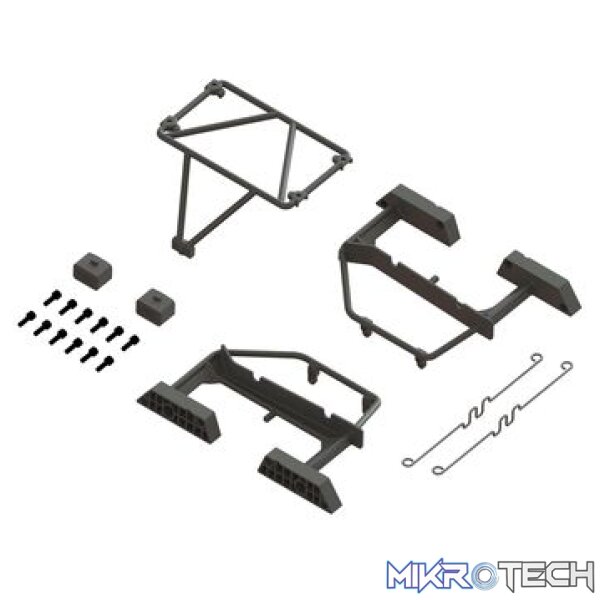 Desert Truck Body Roll Cage Set (Black) - GROM Desert Truck Body Roll Cage Set (Black) - GROM