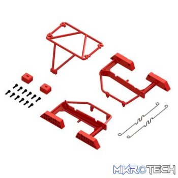 Desert Truck Body Roll Cage Set (Red) - GROM
