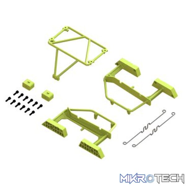 Desert Truck Body Roll Cage Set (Yellow) - GROM Desert Truck Body Roll Cage Set (Yellow) - GROM
