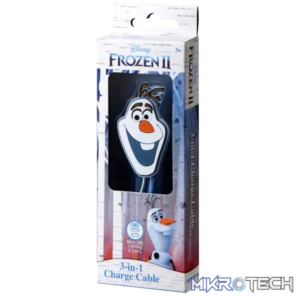 Disney 3-in-1 Charging Cable - Frozen II - Image 2