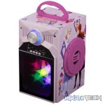 Disney Frozen Classic LED Stars Karaoke Machine with Microphone