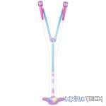 Disney Frozen Double Karaoke Mic Stand with Colourful Lights