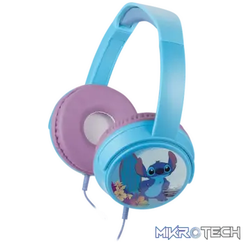 Disney Stitch Auxiliary Headphones with 11 Stickers