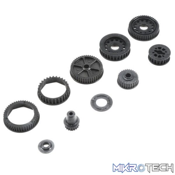 Drive & Differential Pulley Set: 22-4/2. Drive & Differential Pulley Set: 22-4/2.