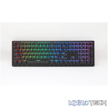 Ducky Keyboard Zero 6108 100% Mechanical Wireless Keyboard; RGB; USB 2.0 / 2.4GHz / BT - Cherry MX2A Red switches.