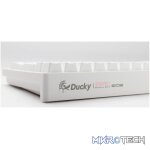 Ducky Keyboard Zero 6108 100% Mechanical Wireless Keyboard; RGB; USB 2.0 / 2.4GHz / BT - White - Cherry MX2A Blue switches. - Image 2