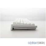 Ducky Keyboard Zero 6108 100% Mechanical Wireless Keyboard; RGB; USB 2.0 / 2.4GHz / BT - White - Cherry MX2A Speed Silver - Image 3