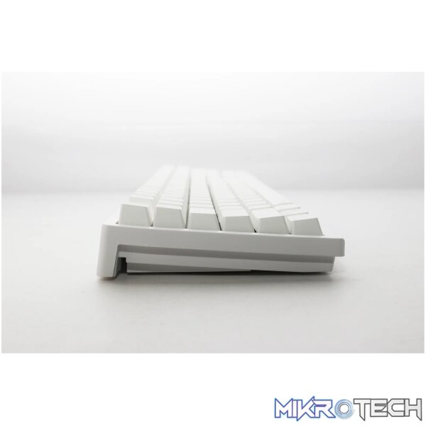 Ducky Keyboard Zero 6108 100% Mechanical Wireless Keyboard; RGB; USB 2.0 / 2.4GHz / BT - White - Cherry MX2A Speed Silver - Image 3