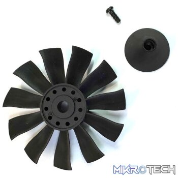 Ducted Fan Rotor with Hub: 64mm 11 Blade EDF