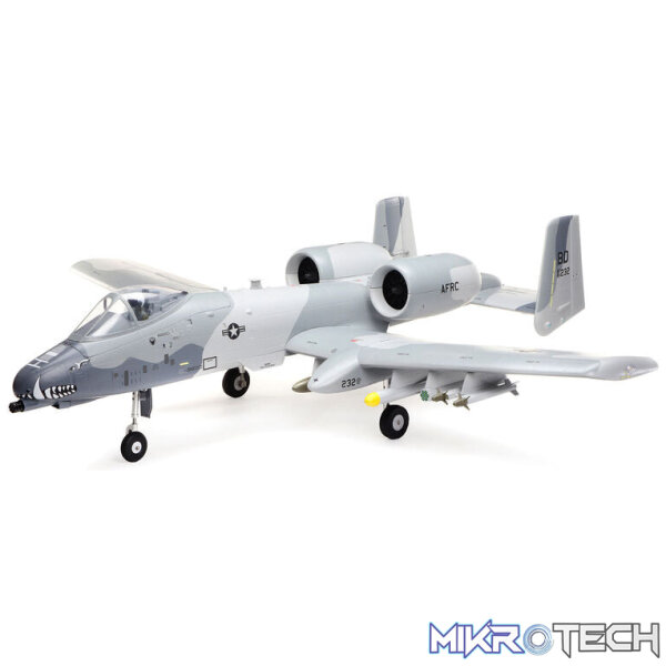 E-flite A-10 Thunderbolt II Twin 64mm EDF BNF Basic with AS3X and SAFE Select E-flite A-10 Thunderbolt II Twin 64mm EDF BNF Basic with AS3X and SAFE Select