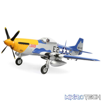 E-flite P-51D Mustang 1.5m Smart BNF Basic with AS3X and SAFE Select