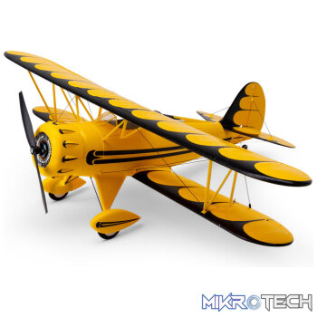 E-flite UMX WACO BNF Basic with AS3X and SAFE Select Yellow