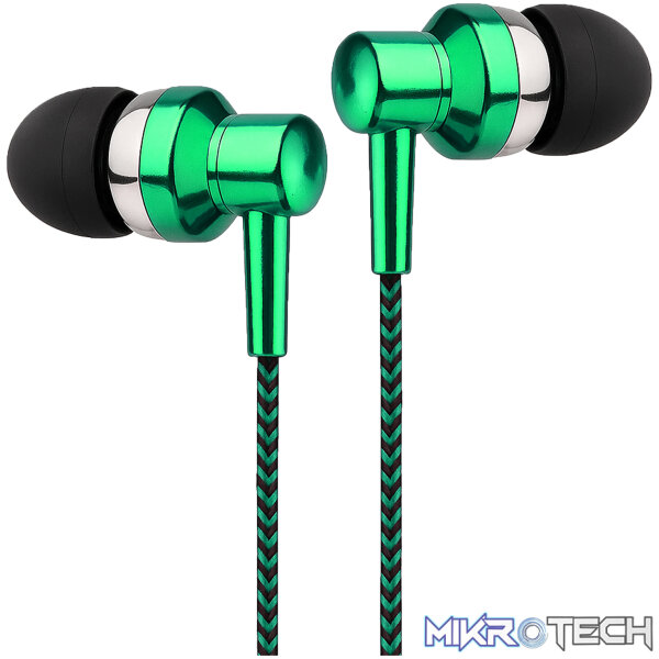 EB250 EARPHONE WIRE MIC 3.5MM GREEN EB250 EARPHONE WIRE MIC 3.5MM GREEN