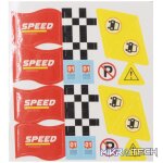 Edu-Matic Mini-Mag Magnetic Tile Tracks with 2 Cars and 93 Pieces - Image 15