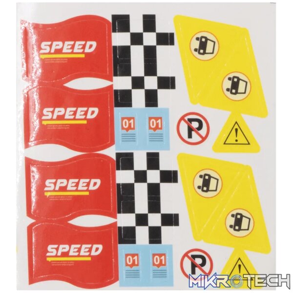 Edu-Matic Mini-Mag Magnetic Tile Tracks with 2 Cars and 93 Pieces - Image 15