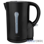 Elektra 1.7l Plastic Cordless Kettle - Black - Image 4