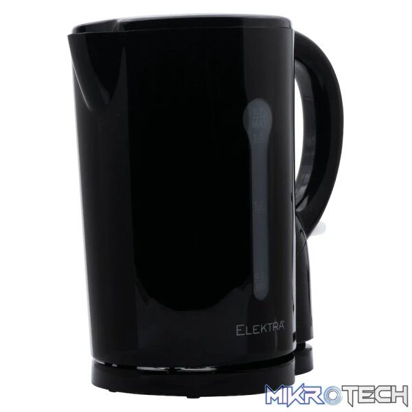 Elektra 1.7l Plastic Cordless Kettle - Black Elektra 1.7l Plastic Cordless Kettle - Black