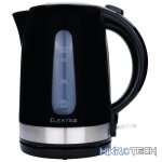Elektra - 1.7l Plastic Kettle - Black