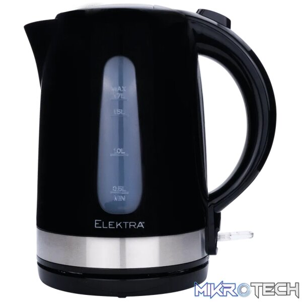 Elektra - 1.7l Plastic Kettle - Black Elektra - 1.7l Plastic Kettle - Black