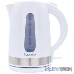 Elektra 1.7l Plastic Kettle - White - Image 3