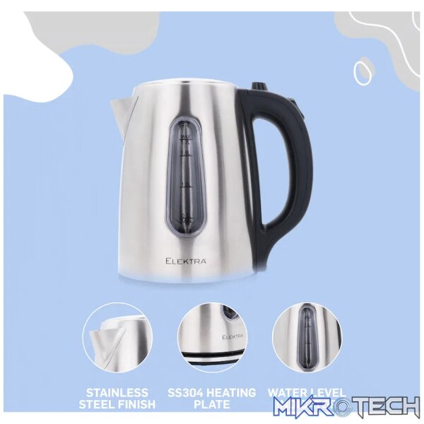 Elektra 1.7l Stainless Steel Kettle - Image 5