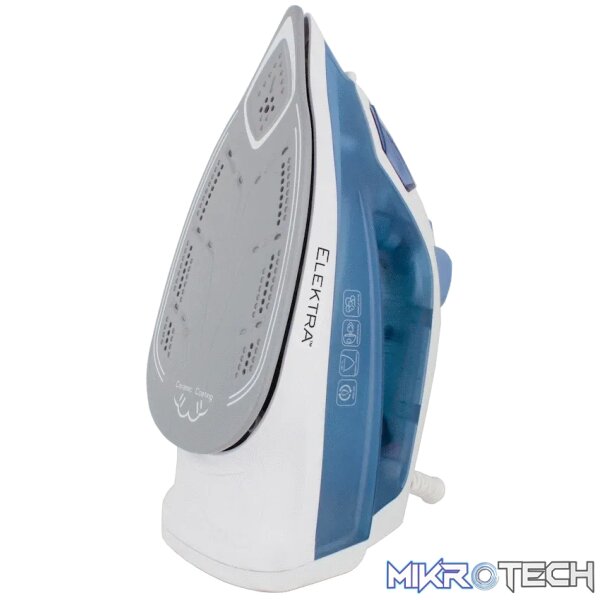 Elektra 2200W Ceramic Steam Iron - Dark Blue - Image 3