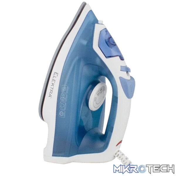 Elektra 2200W Ceramic Steam Iron - Dark Blue - Image 5