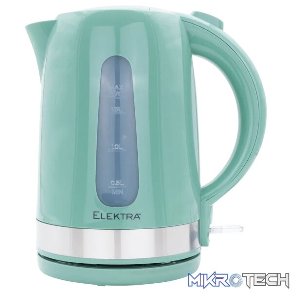 Elektra 2200w 1.7l Plastic Kettle - Green - Image 4