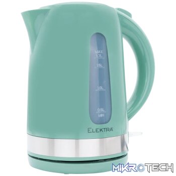 Elektra 2200w 1.7l Plastic Kettle - Green