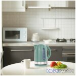 Elektra 2200w 1.7l Plastic Kettle - Green - Image 5