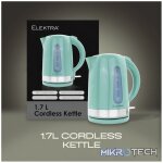 Elektra 2200w 1.7l Plastic Kettle - Green - Image 6