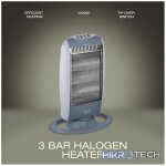 Elektra 3 Bar Halogen Heater - Image 6