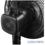 Elektra 30cm Stand Fan - Black - Image 3