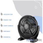 Elektra 45cm Box Fan - Black - Image 8