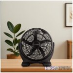Elektra 45cm Box Fan - Black - Image 10
