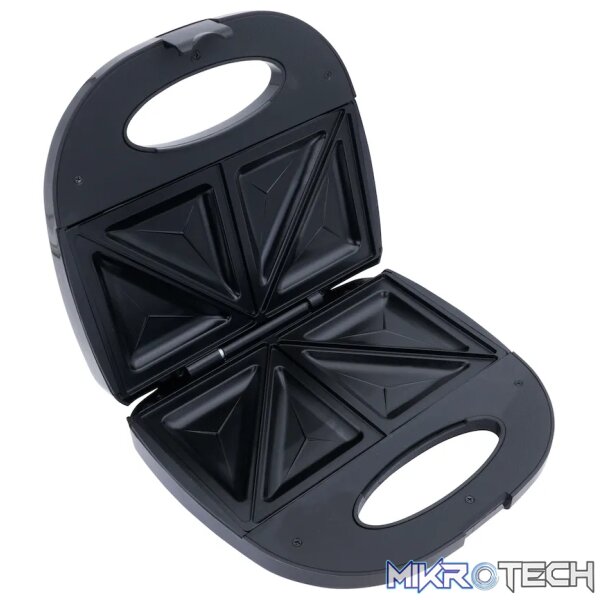 Elektra 700w Sandwich Press - Black - Image 4