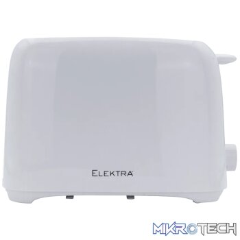 Elektra Basic 700w 2-Slice Toaster - White
