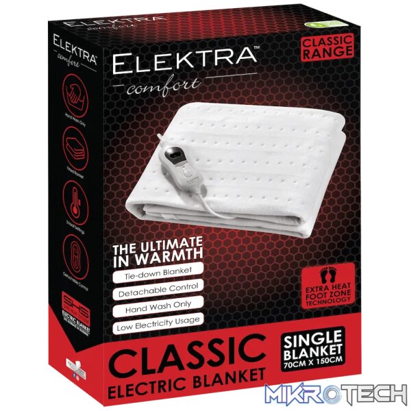 Elektra Classic Electric Blanket - Single - Image 2