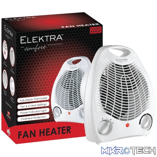 Elektra Comfort Classic Fan Heater - Image 3