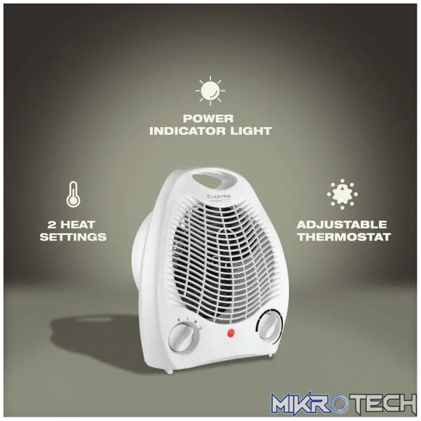 Elektra Comfort Classic Fan Heater - Image 5