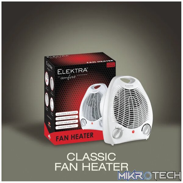Elektra Comfort Classic Fan Heater - Image 8